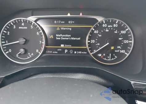 2025 Nissan Pathfinder Sv 4Wd из США, поврежденный, VIN 5N1DR3BD5SC247942